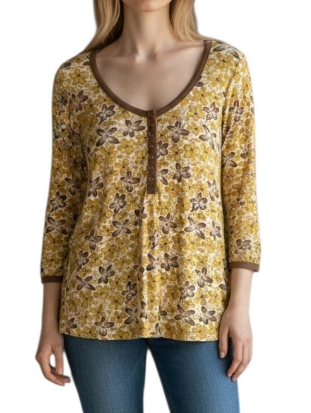 Boden Cottagecore Floral Print Blouse